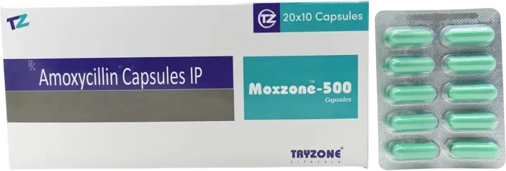 Moxzone-500 Capsule manufactured by Tryzone Life Care