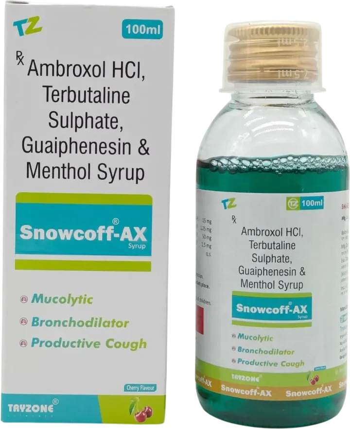 Snowcoff-AX Syrup 100 ml manufactured by Tryzone Life Care