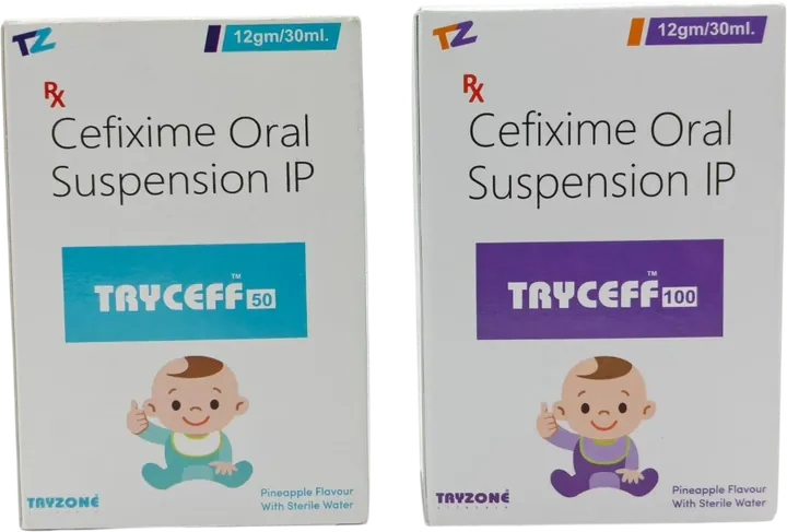 Tryceff-100 Dry Syrup manufactured by Tryzone Life Care
