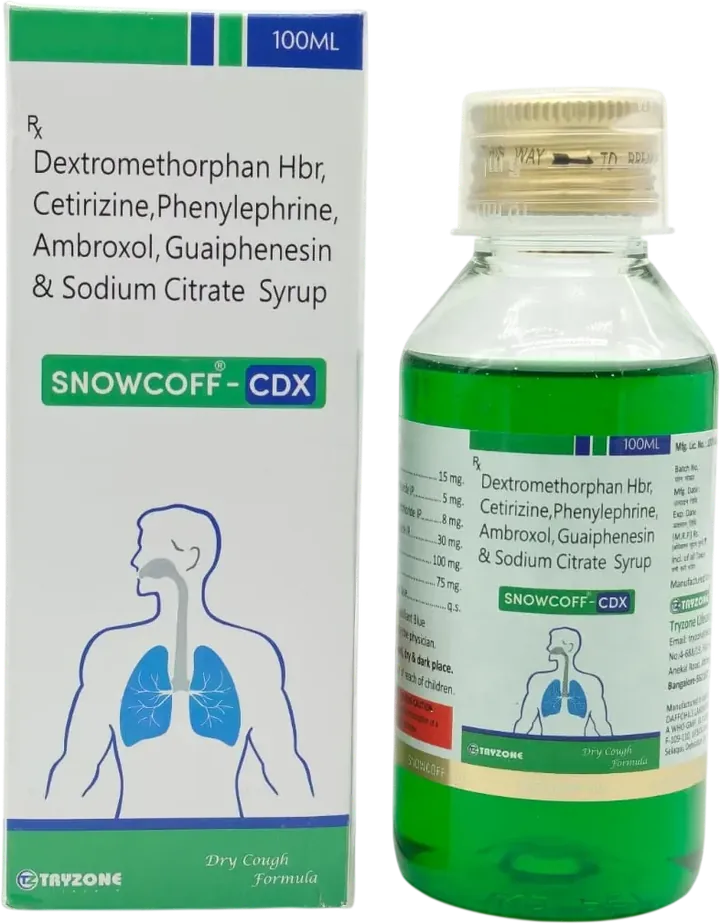 Snowcoff-CDX Syrup manufactured by Tryzone Life Care